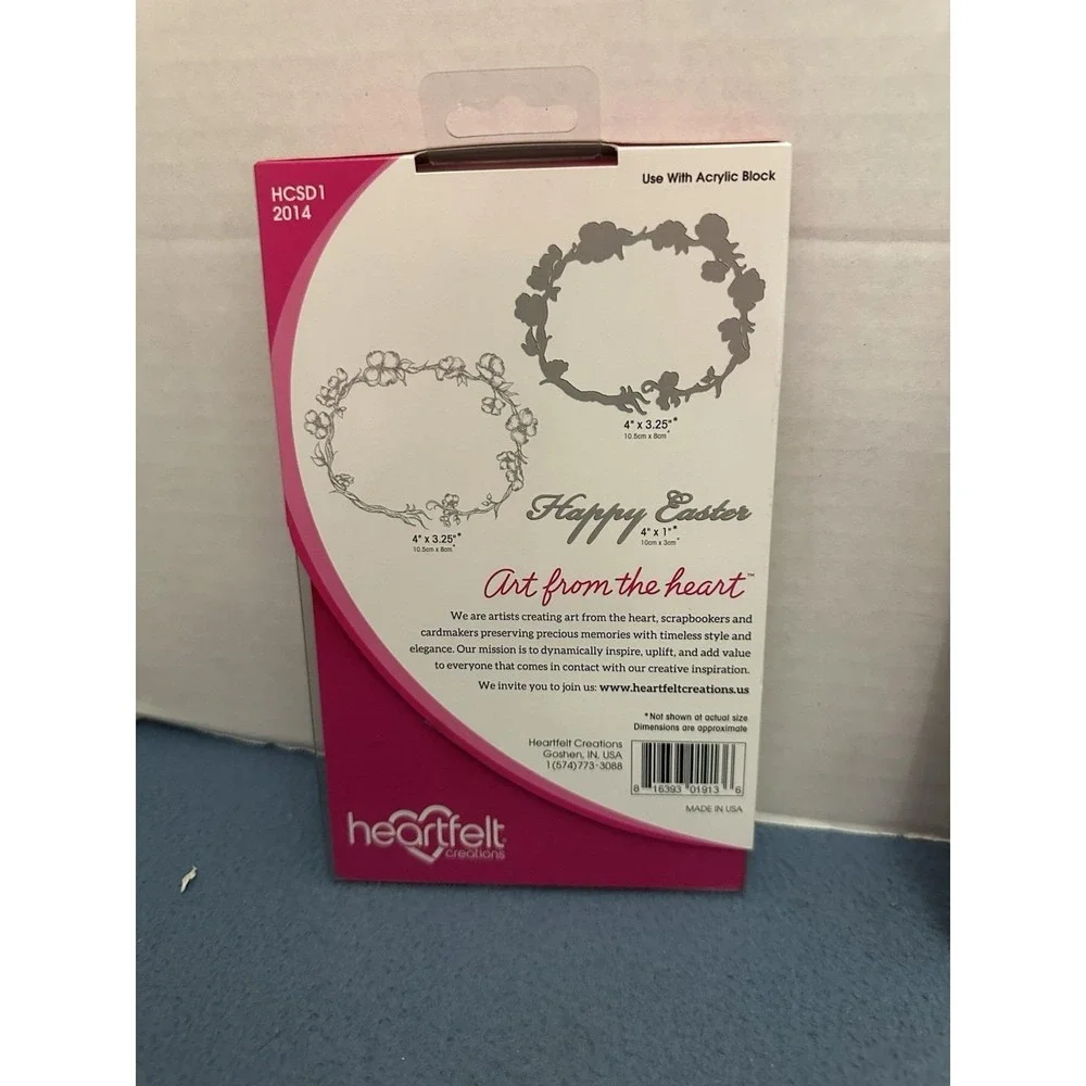 Heartfelt Creations Flowering Dogwood‎ Frame & Dogwood Chapel Cling Stamp Sets
